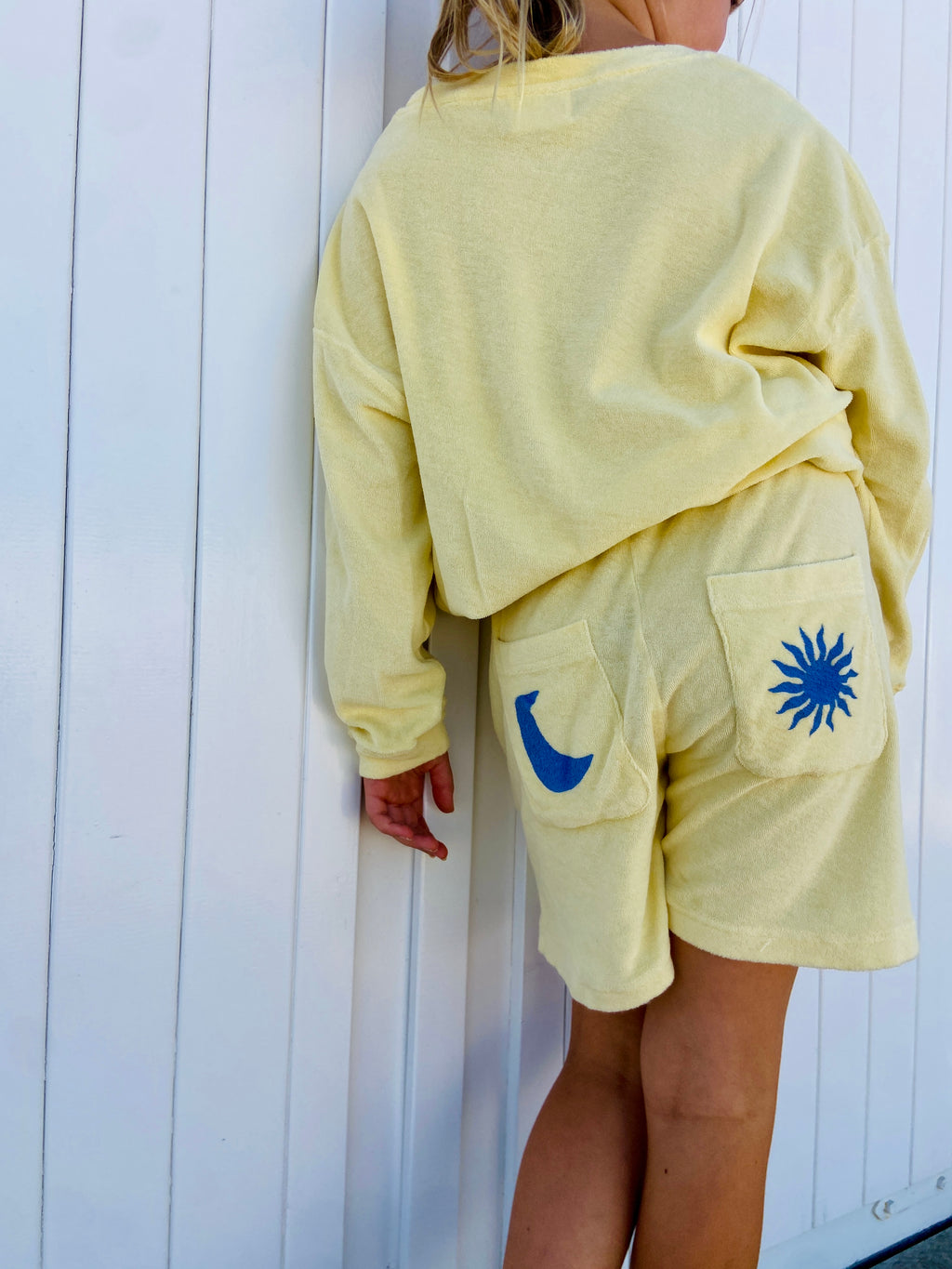 little terry SHORTS butter yellow – ella and rapha - antwerp