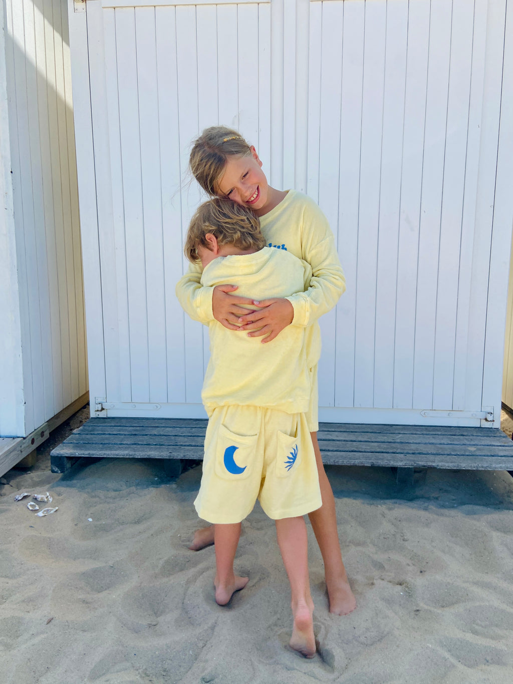 little terry SHORTS butter yellow – ella and rapha - antwerp