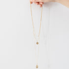 pearl moon shell NECKLACE