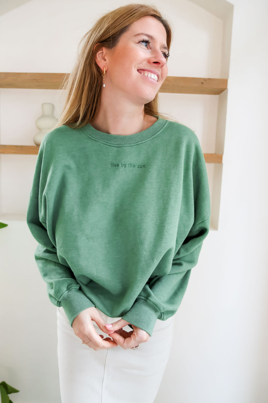 LIVE BY THE SUN sweatshirt loose fit