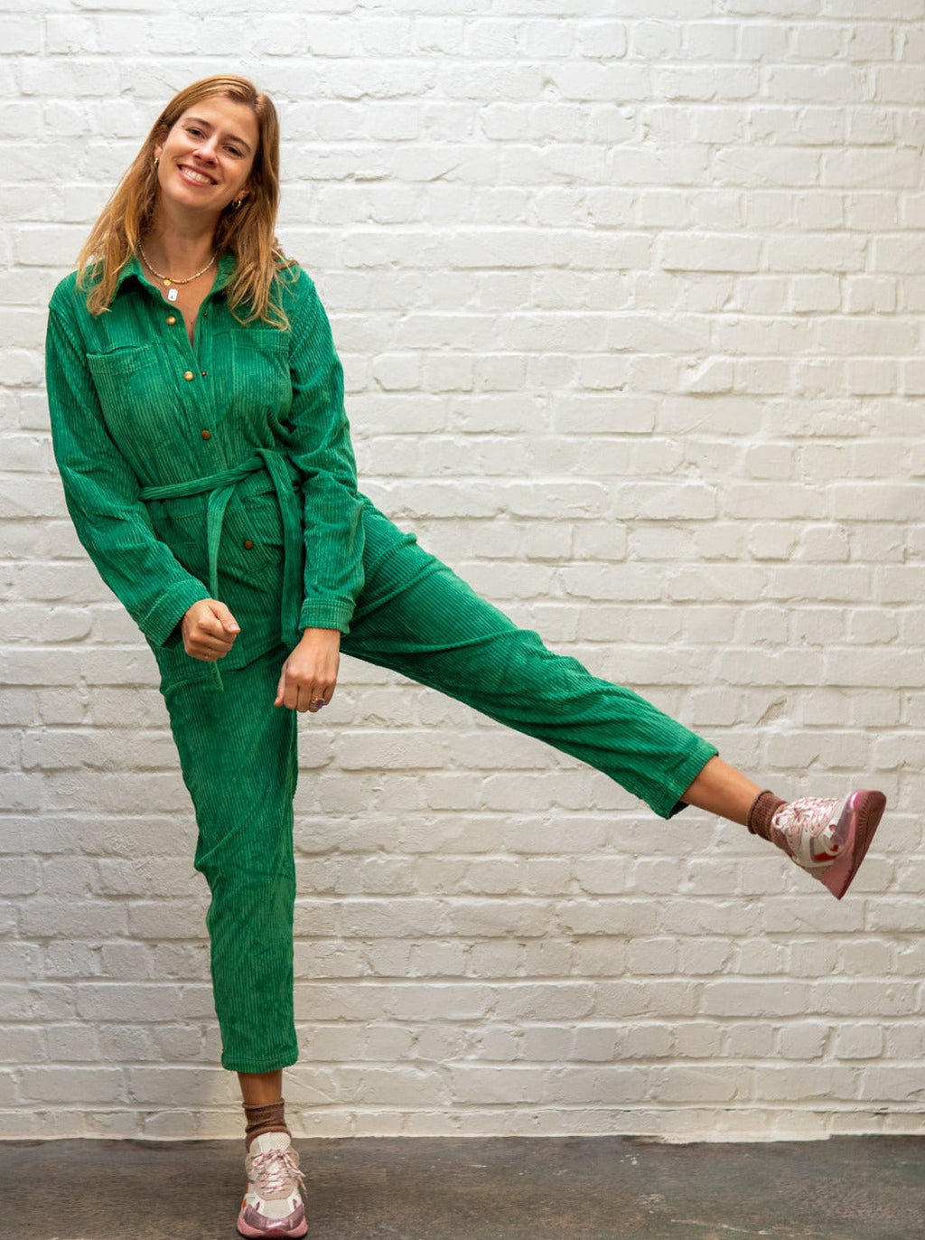 CHRISSY jumpsuit green