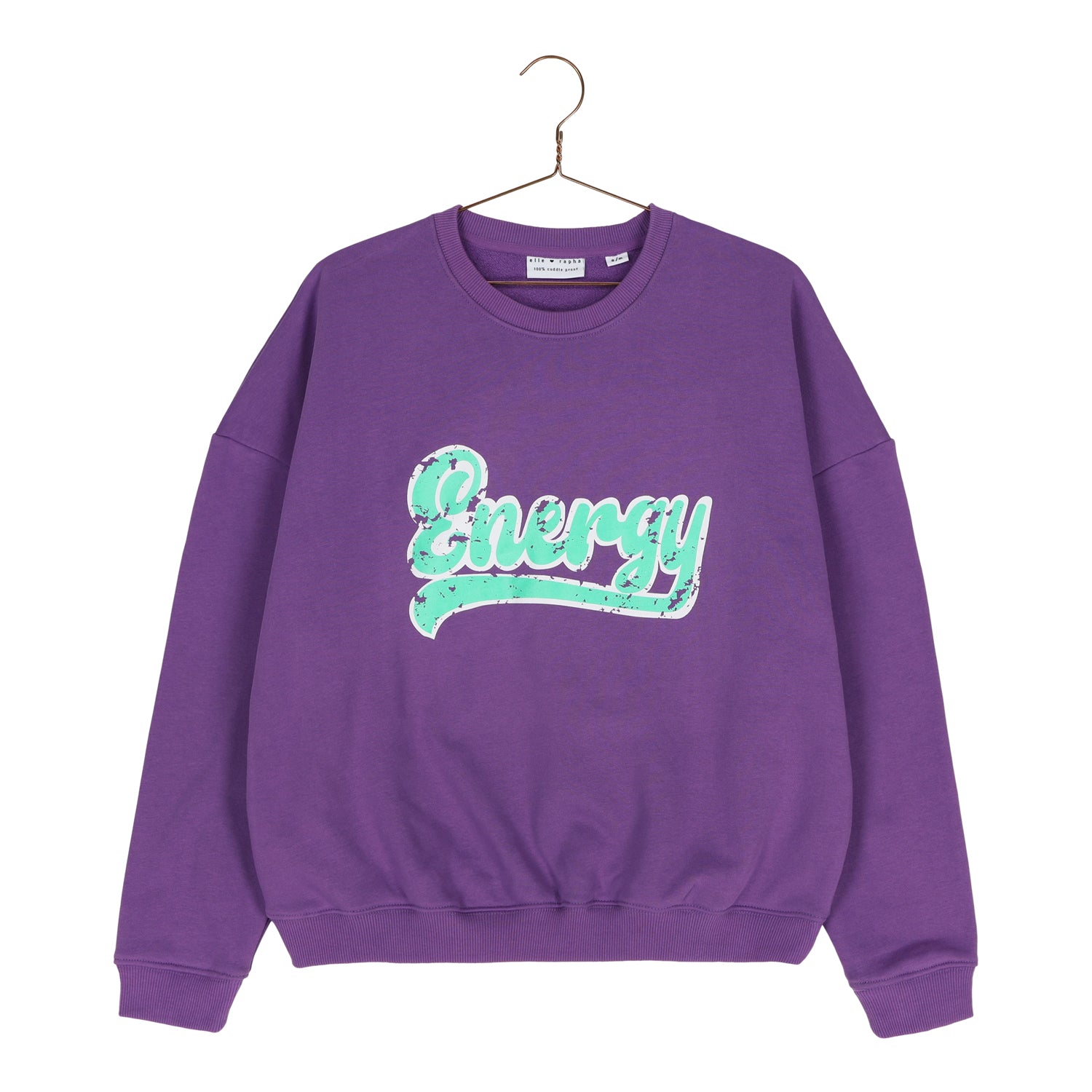 sweatshirt ENERGY loose fit violet