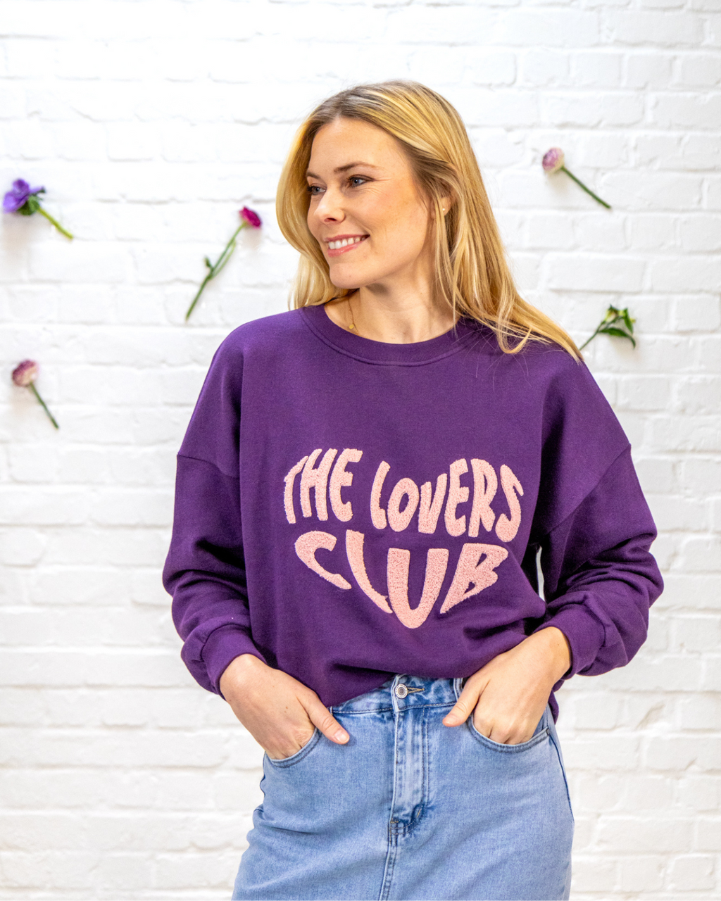 LOVERS CLUB sweatshirt loose fit