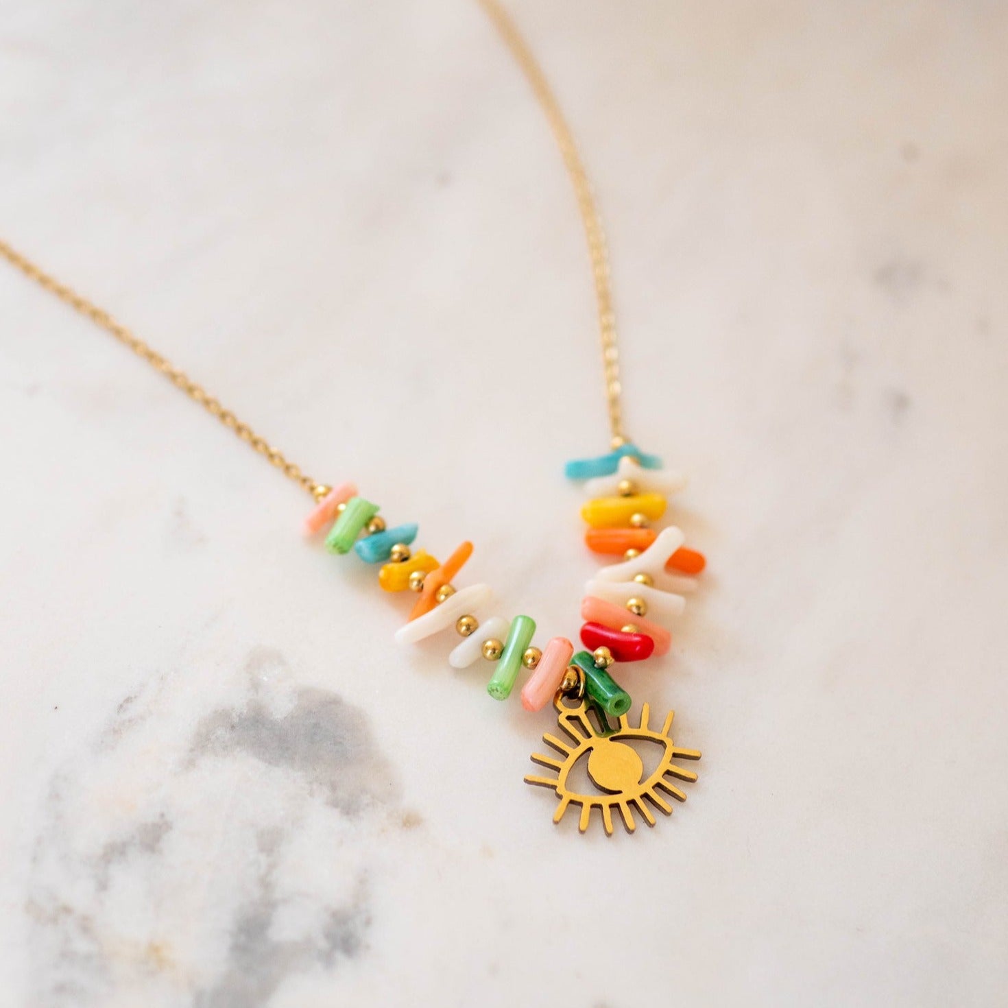 eye of colors NECKLACE
