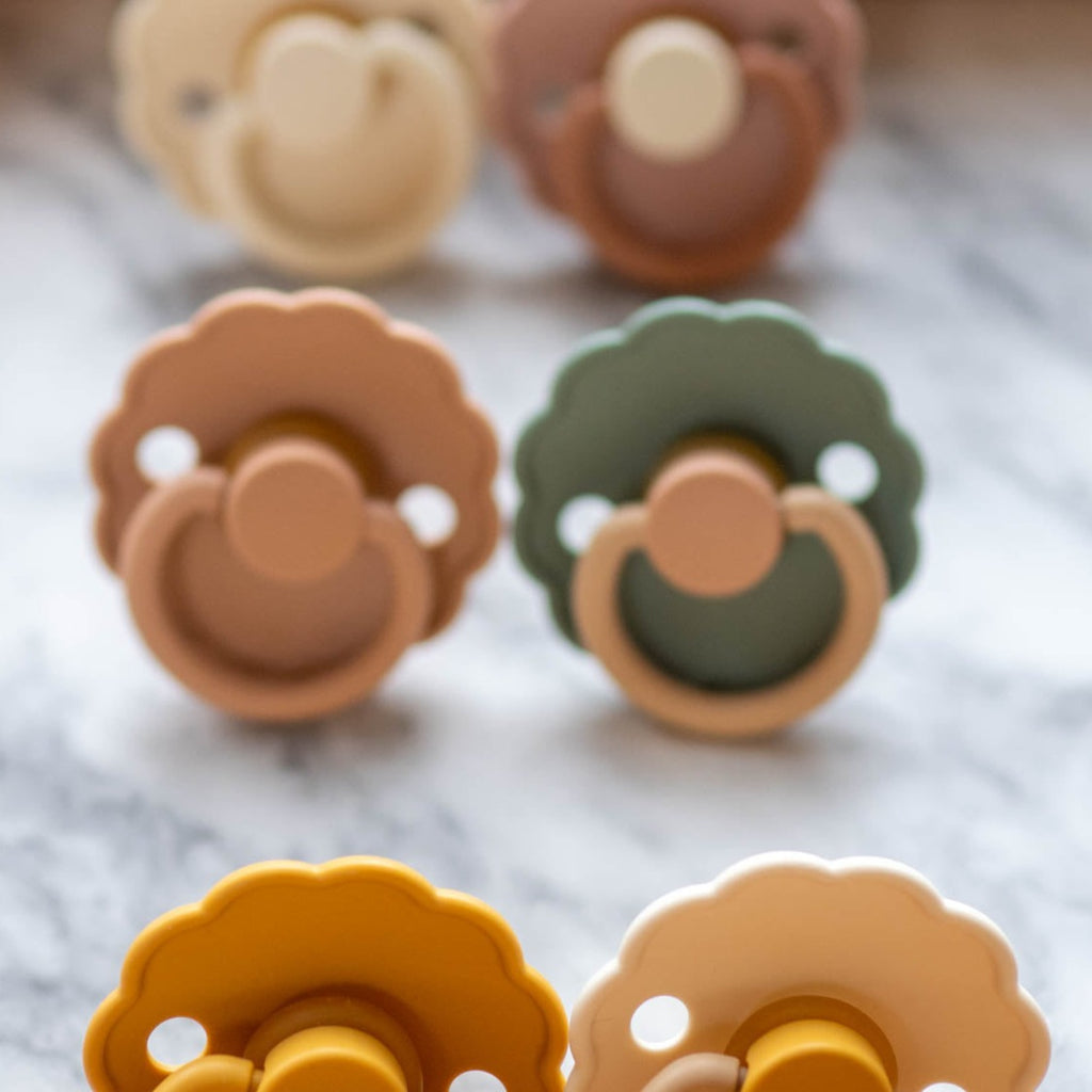 rose gold & willow FLOWER PACIFIER