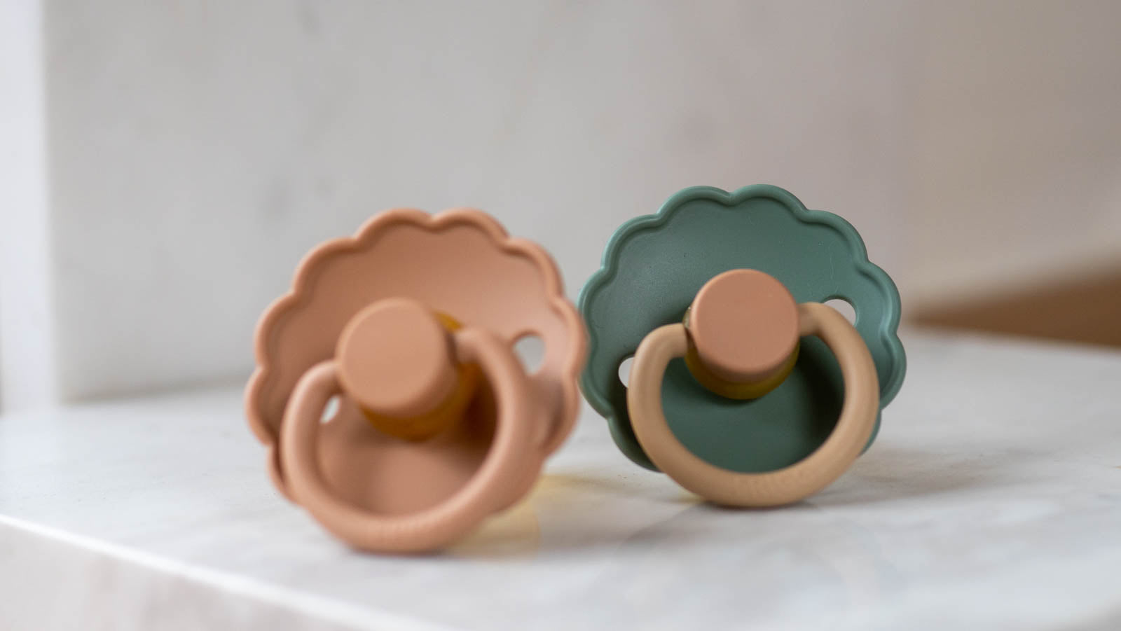 rose gold & willow FLOWER PACIFIER