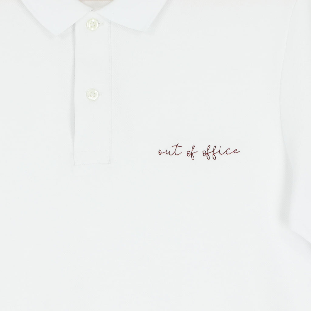 white polo OUT OF OFFICE
