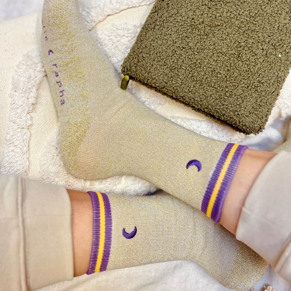 PURPLE MOON socks