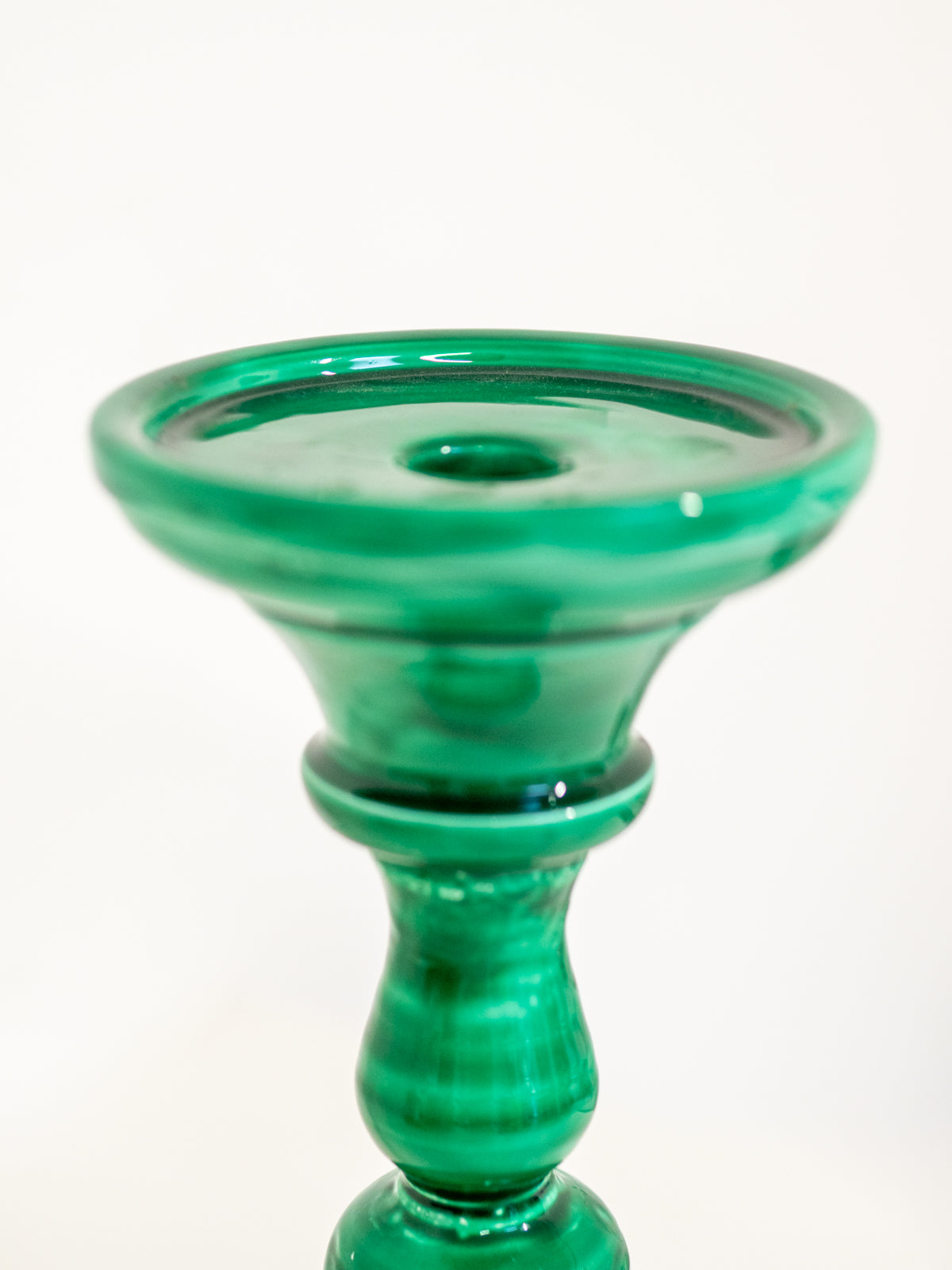 green TO THE MOON CANDLE HOLDER
