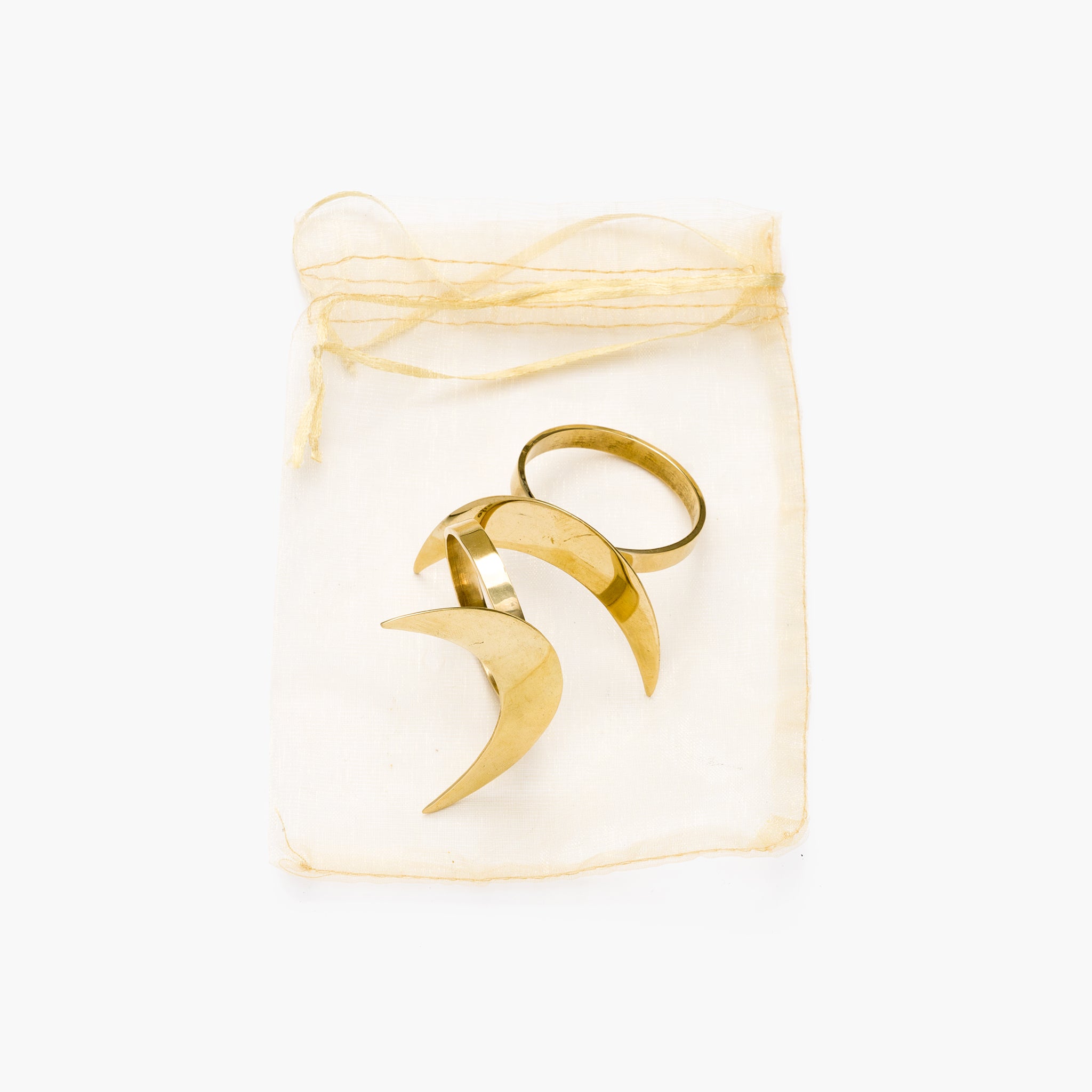 to the moon NAPKINS + RINGS SET
