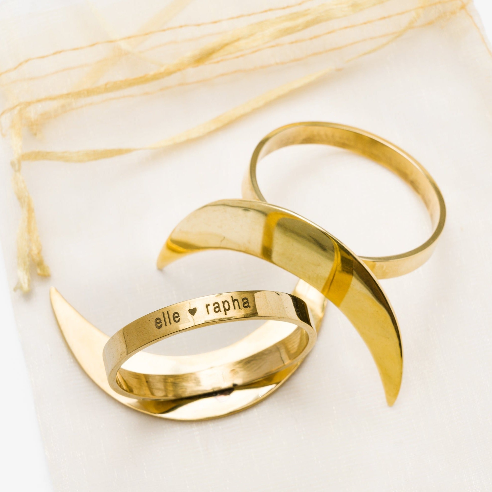 gold NAPKIN RING (SET OF 2 RINGS)