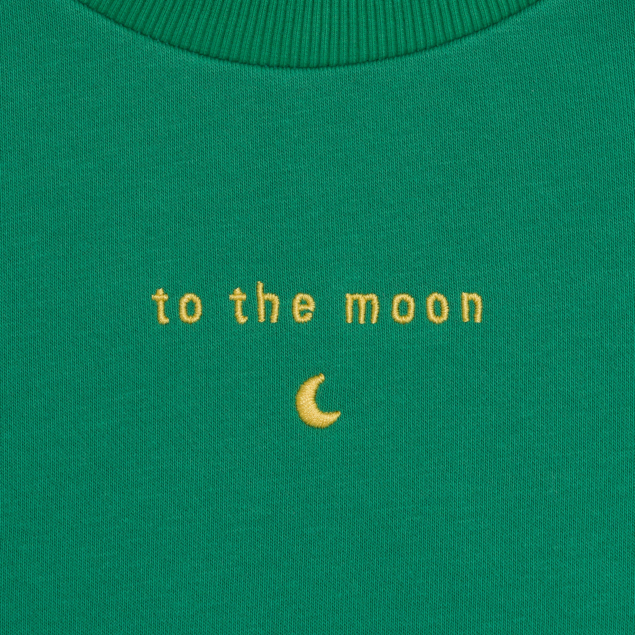 jade green TO THE MOON (classic fit)